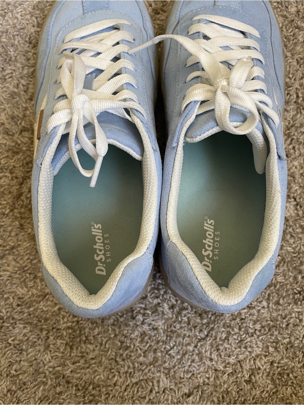 Dr. Scholl's Light Blue and White Women's Sneakers - Picture 4 of 6